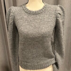10 Crosby Derek Lam Heather Gray Crew Neck Sweater